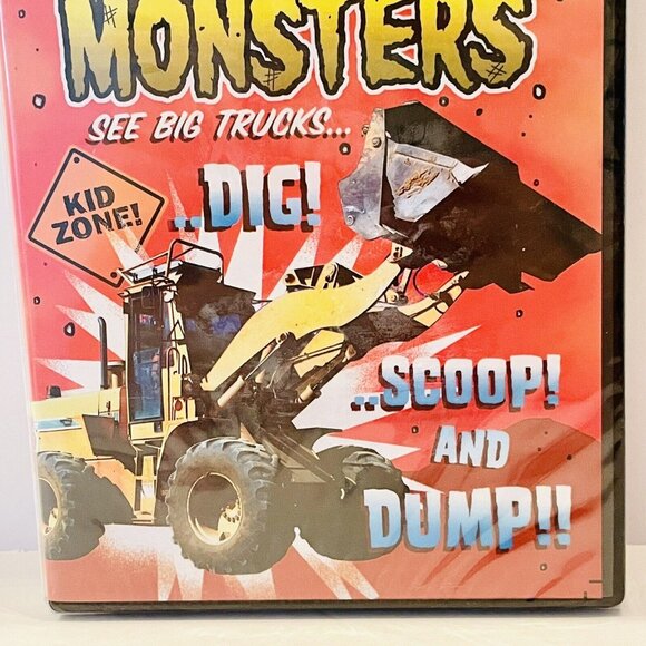 NEW DVD Totaly Trucks: Dirt Monsters Big Trucks Dig Scoop Dump ORIGINAL SEALED - Picture 4 of 12